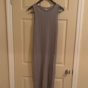 Sleeveless Sage green Knit Dress